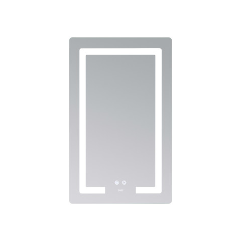 Дзеркало Lidz Kubis (KU2) 500х800 з LED-підсвічуванням Touch, з антизапотіванням, з димером, рег. яскравості LD78LF936508048448