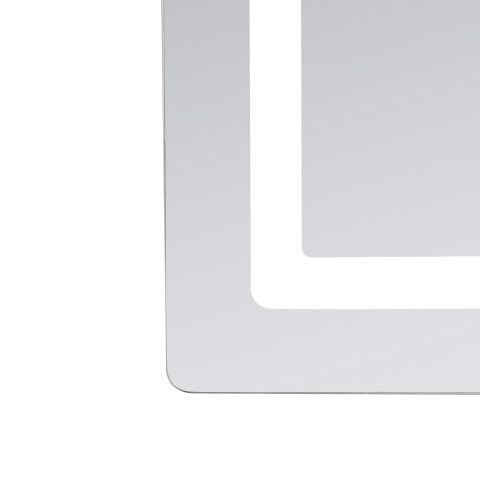 Дзеркало Lidz Kubis (KU2) 900х700 з LED-підсвічуванням Touch, з антизапотіванням, з димером, рег. яскравості LD78LF904907048452