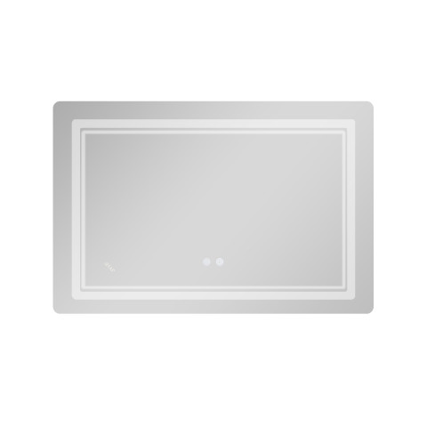 Дзеркало Qtap Cardinal (CA2) 800х600 з LED-підсвічуванням Touch, з антизапотіванням, з димером, рег. темп. кольору (3000-6500K) Reverse QT0478C806048457