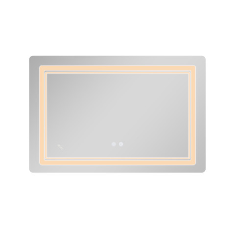 Дзеркало Qtap Cardinal (CA2) 800х600 з LED-підсвічуванням Touch, з антизапотіванням, з димером, рег. темп. кольору (3000-6500K) Reverse QT0478C806048457