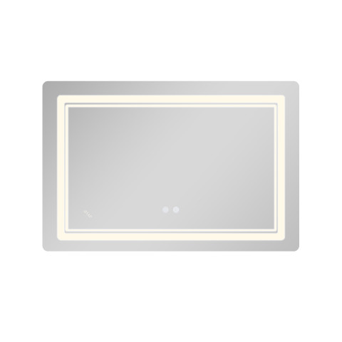 Дзеркало Qtap Cardinal (CA2) 800х600 з LED-підсвічуванням Touch, з антизапотіванням, з димером, рег. темп. кольору (3000-6500K) Reverse QT0478C806048457