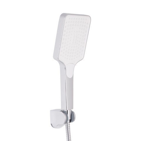 Змішувач для ванни Qtap Crow з душовим гарнітуром QTCRO259CRM48646 Chrome