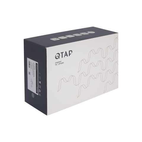 Змішувач для ванни Qtap Crow з душовим гарнітуром QTCRO259CRM48646 Chrome