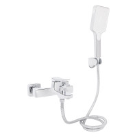 Змішувач для ванни Qtap Nando з душовим гарнітуром QTNAN259CRM48651 Chrome