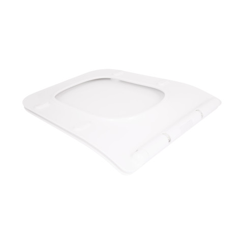 Qtap Сидіння для унітаза (Crow 640) 460x350x47 мм, White, з мікроліфтом, Slim Duroplast, Quick Release QTSC179W48700