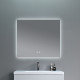 Дзеркало Qtap Taurus (TA1) 1000×800 мм з LED-підсвічуванням Touch, з антизапотіванням, з димером, рег. темп. кольору (3000-6500K) QTTAU100080048956