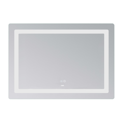Дзеркало Lidz Kubis (KU2) 1200х800 з LED-підсвічуванням Touch, з антизапотіванням, з димером, рег. яскравості LDKUB120080049007