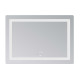 Дзеркало Lidz Kubis (KU2) 1200х800 з LED-підсвічуванням Touch, з антизапотіванням, з димером, рег. яскравості LDKUB120080049007