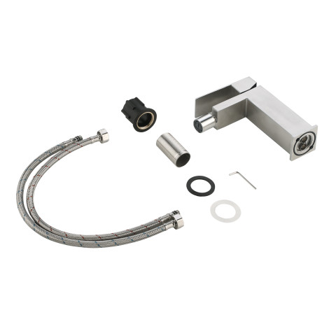 Змішувач для биде Lidz Helix 001AF (k35)  LDHEL001AFNKS49181 Nickel