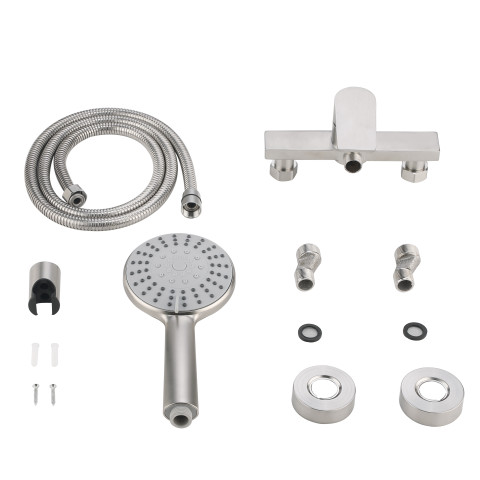 Змішувач для душу Lidz Nexus 010 (k35)  LDNEX010NKS49188 Nickel