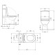 Унітаз підлоговий Qtap Aquarius Ultra Quiet 620×355×790 мм з сидінням Soft-close, White QTAQAW27W49262