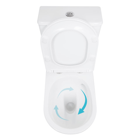 Унітаз підлоговий Qtap Aquarius Ultra Quiet 620×355×790 мм з сидінням Soft-close, White QTAQAW27W49262