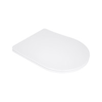 Сидіння для унітазу Qtap (Evia, Arvin, Leo 630) 410x330x22 мм, White, з мікроліфтом, Slim Duroplast, Quick Release QTSC179W49264
