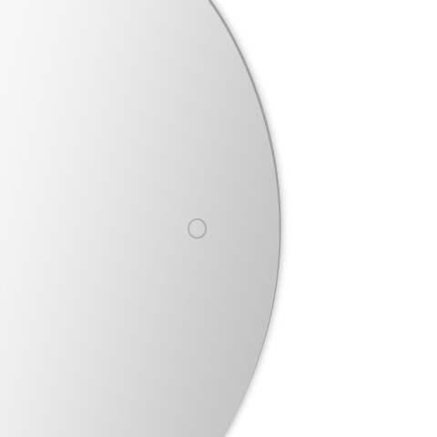 Дзеркало Qtap Taurus HR800 з LED-підсвічуванням Touch, з антизапотіванням, з димером, рег. темп. кольору (3000-6500K) QTTAUHR800