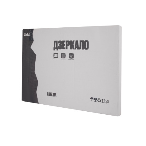 Дзеркало Lidz Orion (OR2) 600х800 з LED-підсвічуванням Touch, з антизапотіванням, з димером, рег. яскравості LDOR60080049292