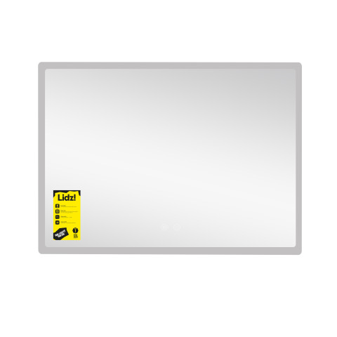 Дзеркало Lidz Orion (OR2) 800х600 з LED-підсвічуванням Touch, з антизапотіванням, з димером, рег. яскравості LDOR80060049294