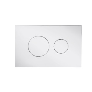 Клавіша змиву Qtap Standard 152x236x28 мм, Chrome, кругла QTSTD164CRM49469