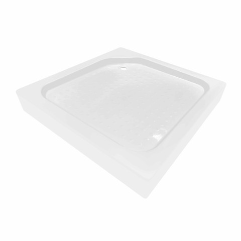 Lidz Набор: Душевая кабина Wawel SC90x90.SAT.LOW.DGR, квадратная, стекло тонированное 4 мм + Душевой поддон Kapielka ST90x90x14