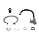 Змішувач для кухні Lidz Aria 015F3 (k35) з гнучким виливом LDARI015F3BGRP49564 Graphite/Black