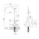Монокран для осмосу Lidz Mono 270  LDMON270GRP49571 Graphite