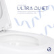 Унітаз підвісний Qtap Robin ML Ultra Quiet 490x365x325 мм, з сидінням Soft-close MagLock, White QTROBML26W49621
