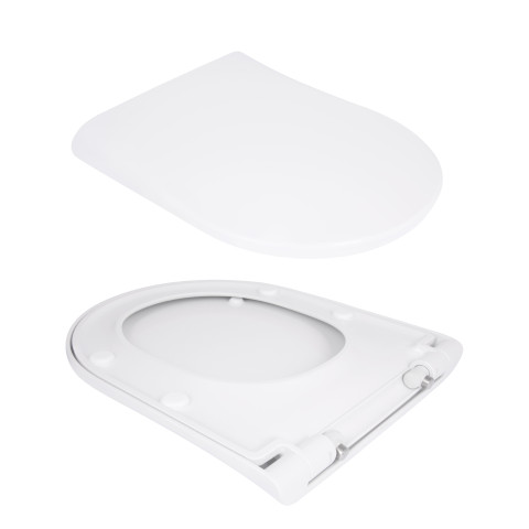 Унітаз підвісний Qtap Robin ML Ultra Quiet 490x365x325 мм, з сидінням Soft-close MagLock, White QTROBML26W49621