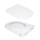Унітаз підвісний Qtap Robin ML Ultra Quiet 520x365x365 мм, з сидінням Soft-close MagLock, White QTROBML26W49623