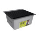 Сушарка на кухонну мийку Lidz Acsis LA06 Black, квадратна основа, для посуду 430х303 мм LDACSLA06BLM49764