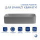 Раковина накладна Qtap Tern 610x350x135 мм, Stone grey, прямокутна, з донним клапаном QTTER188SG49789