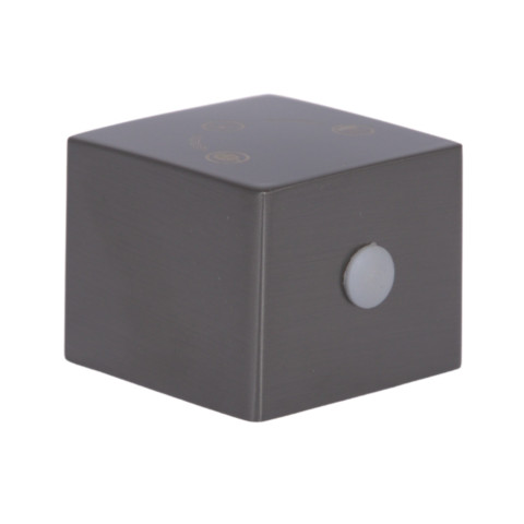 Ручка Qtap (25,8x32x32) для душової системи на три споживача Gemini Gunmetal Black PVD QTGEM258323250065