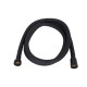 Душовий шланг Qtap (1500x22) для змішувачів та душових систем Gemini Matt Black QTGEM150022BLA50095