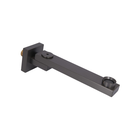 Вилив Qtap (59,4x59,4x247) для душової системи прихованого монтажу Gemini Gunmetal Black PVD QTGEM594594247GMB50130
