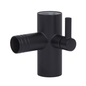 З'єднувач душової стійки Qtap (71,2x52x962) для душової системи Gemini Matt Black QTGEM71252962BLA50213
