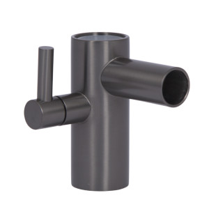 З'єднувач душової стійки Qtap (71,2x52x962) для душової системи Gemini Gunmetal Black PVD QTGEM71252962GMB50214