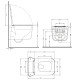 Унітаз підвісний Qtap Gemini Ultra Quiet 485×340×350 мм, Matt Black, з сидінням Slim Duroplast / Soft-close / Quick Release QTGEM28BLM50505