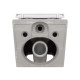 Готове рішення Qtap для ванної кімнати: підвісний унітаз Crow Rimless 485x340x330 + комплект інсталяції Standard (кругла клавіша Chrome)