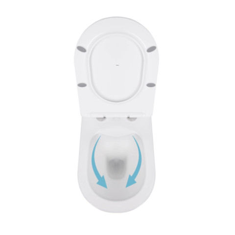 Готове рішення Qtap для ванної кімнати: підвісний унітаз Swan Rimless 520x360x320 + комплект інсталяції Standard (лінійна клавіша Chrome)